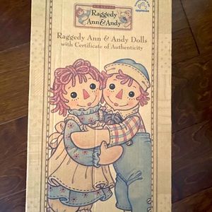 Authentic 2007 Raggedy Ann & Andy Dolls